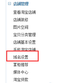 如何設置淘寶域名